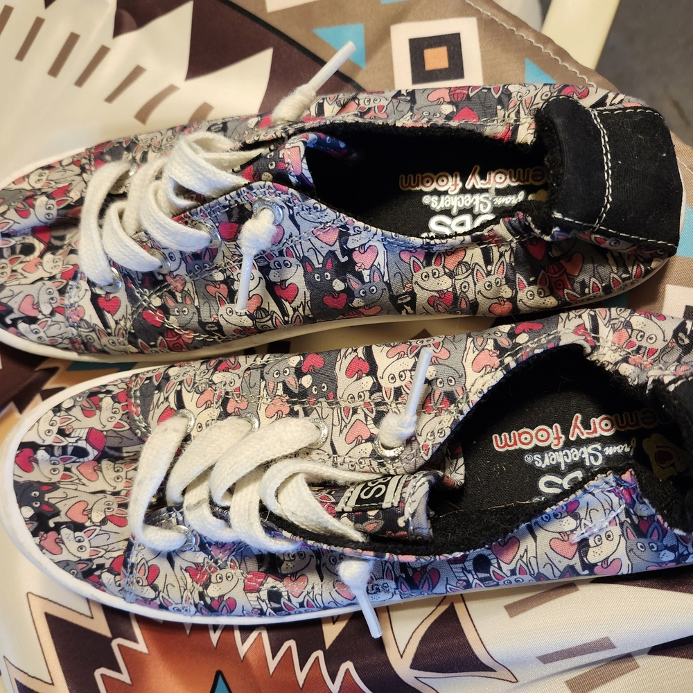 Skechers Cartoon Print Sneakers